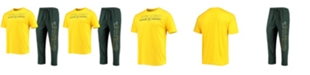 Concepts Sport Men's Green, Gold Oakland Athletics Meter T-shirt and Pants Sleep Set